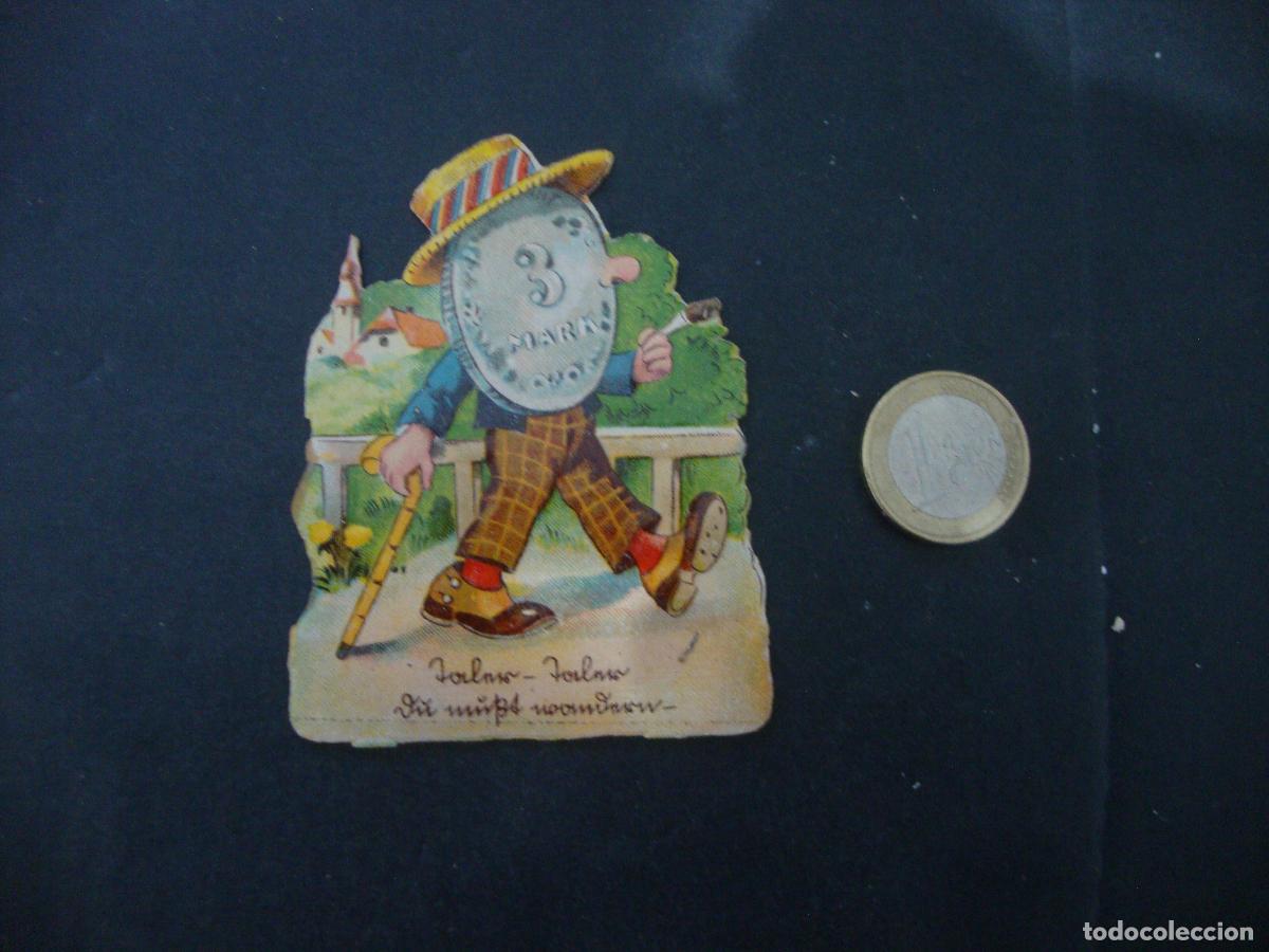 Coleccionismo cromos troquelados antiguos: ANTIGUO CROMO TROQUELADO ALEMANES