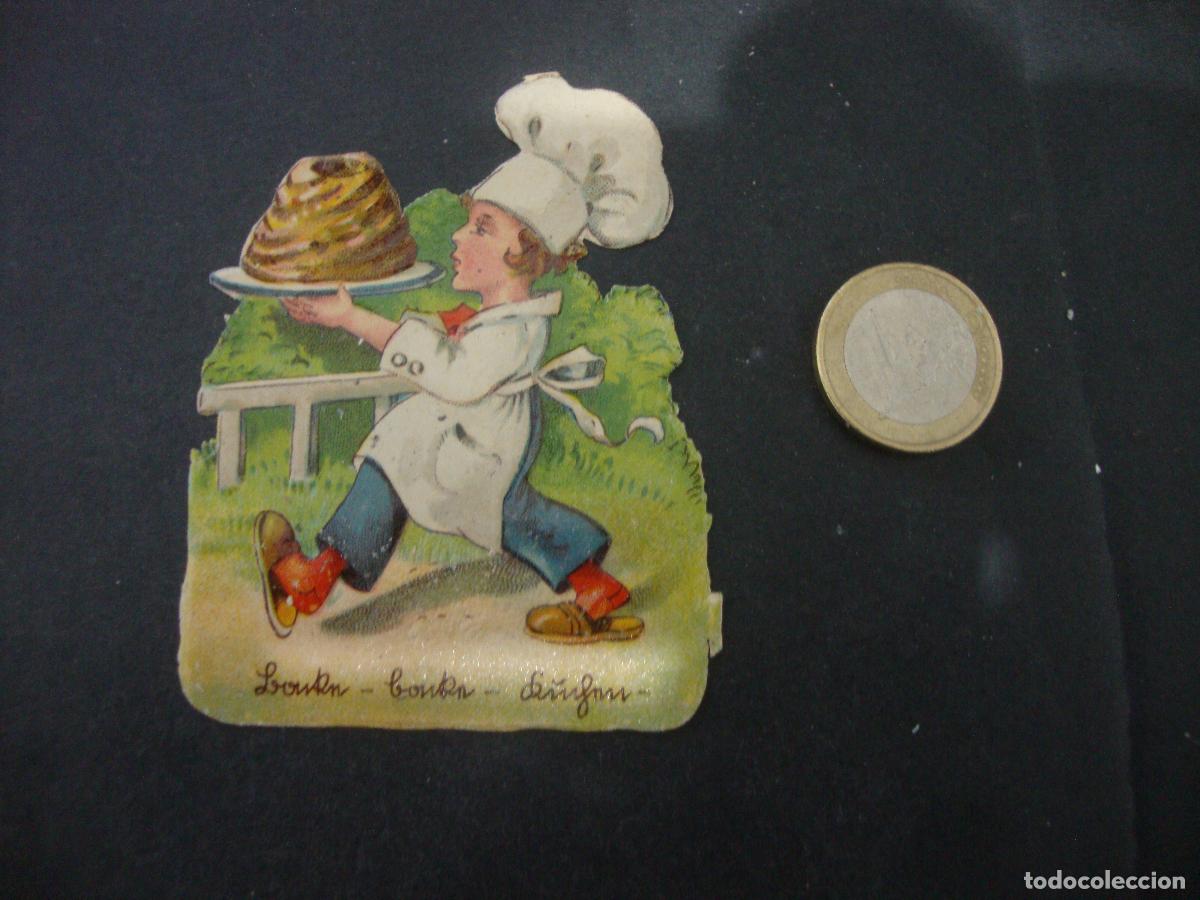 Coleccionismo cromos troquelados antiguos: ANTIGUO CROMO TROQUELADO ALEMANES