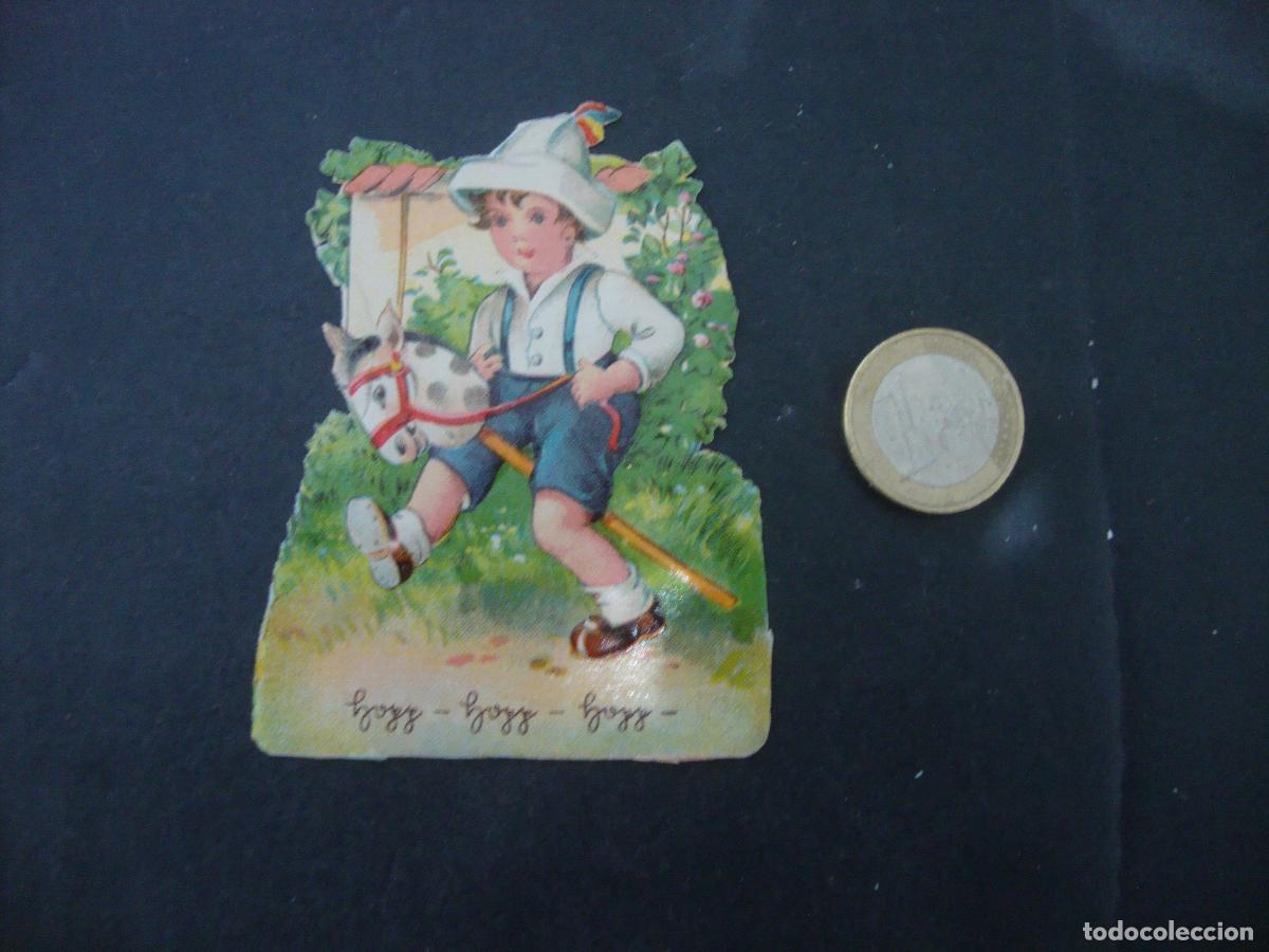 Coleccionismo cromos troquelados antiguos: ANTIGUO CROMO TROQUELADO ALEMANES