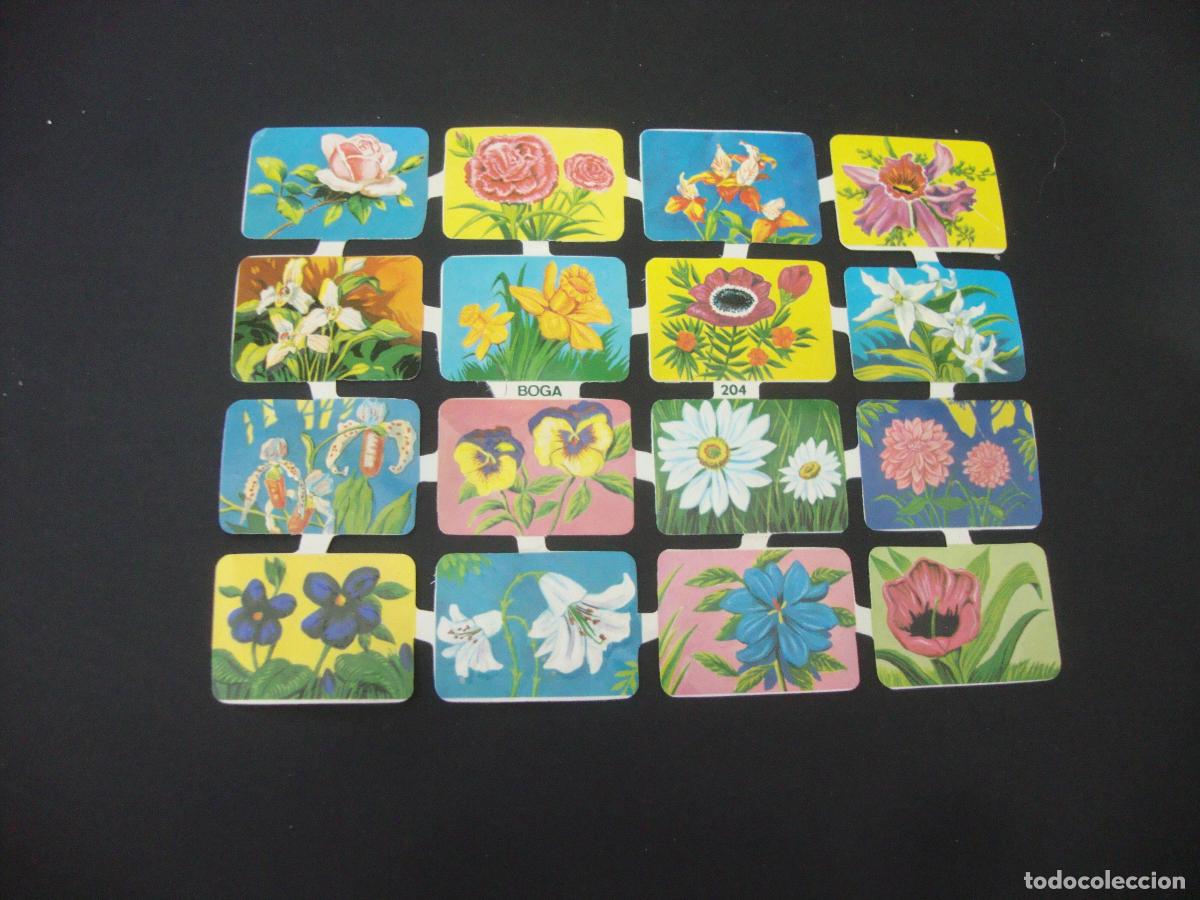 Coleccionismo cromos troquelados antiguos: CROMOS TROQUELADOS FLORES BOGA 204