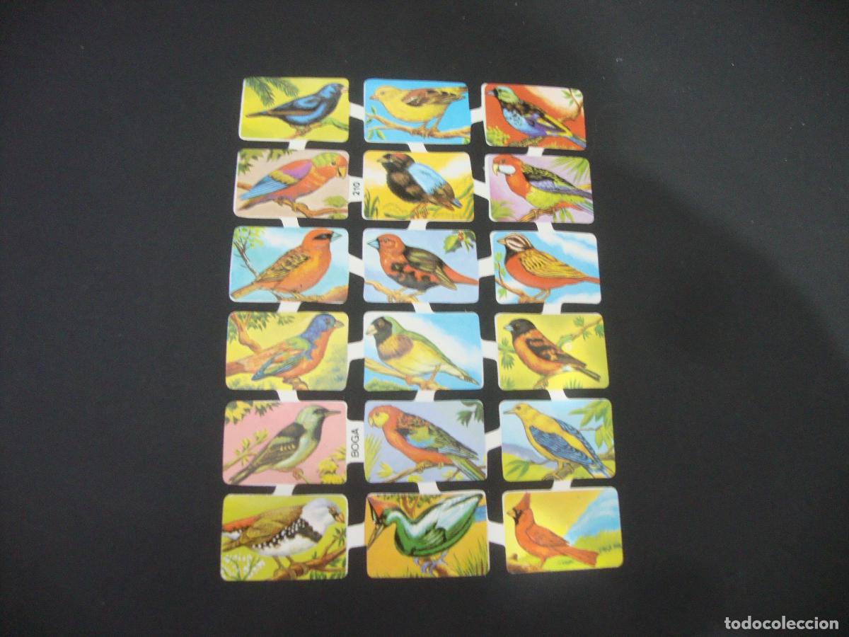Coleccionismo cromos troquelados antiguos: CROMOS TROQUELADOS PAJAROS BOGA 210