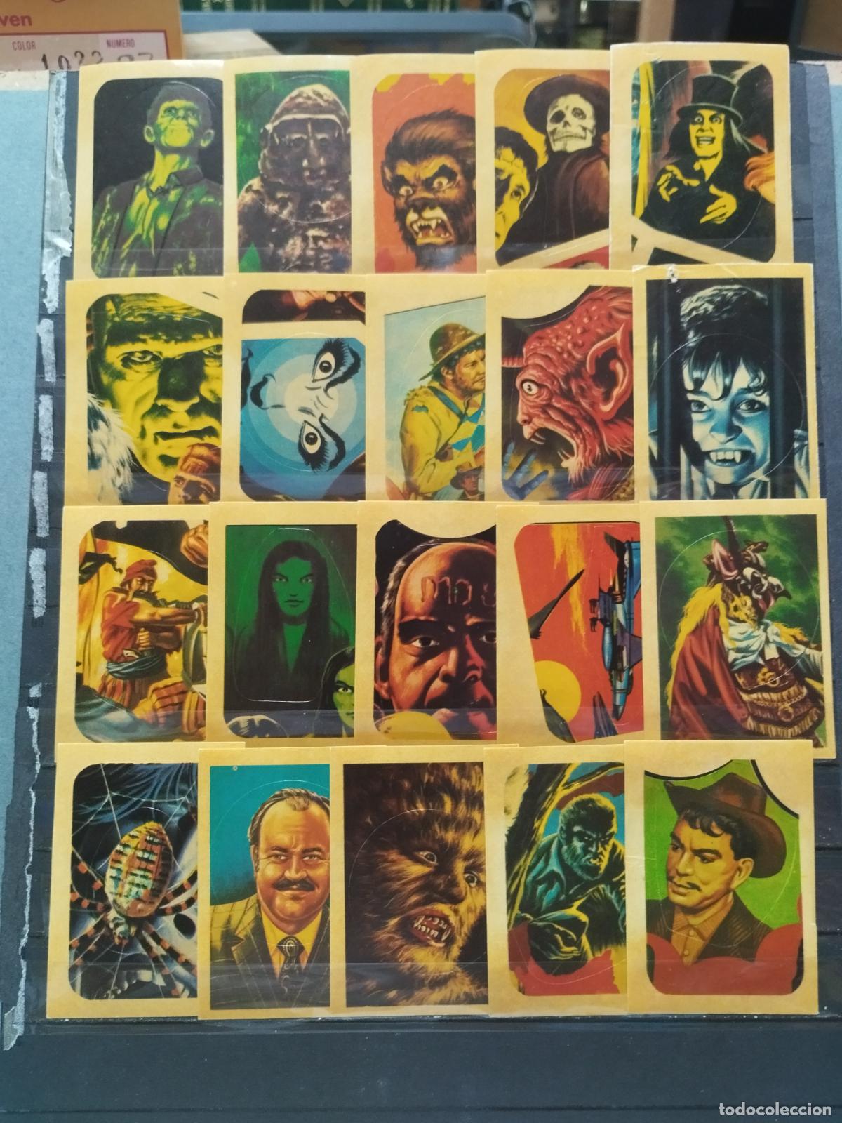 Collectable Antique Stamped Cards: 20 CROMOS ADHESIVOS DE LA COLECCION CINE. SIN PEGAR. EDITORIAL MAGA.