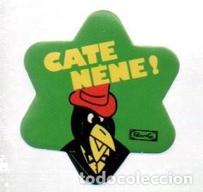 Coleccionismo cromos troquelados antiguos: CROMO TROQUELADO ADHESIVO PANRICO - CATE NENE!, NUEVO.