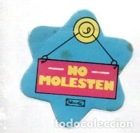 Coleccionismo cromos troquelados antiguos: CROMO TROQUELADO ADHESIVO PANRICO - NO MOLESTEN.