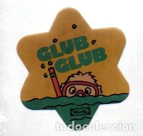 Coleccionismo cromos troquelados antiguos: CROMO TROQUELADO ADHESIVO PANRICO - GLUB GLUB.