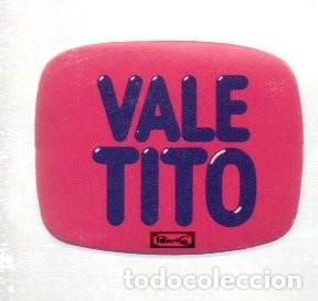 Coleccionismo cromos troquelados antiguos: CROMO TROQUELADO ADHESIVO PANRICO - VALE TITO.