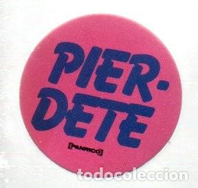 Colecionismo Cromos recortados antigos: CROMO TROQUELADO ADHESIVO PANRICO - PIERDETE.