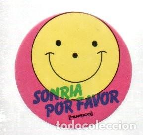 Colecionismo Cromos recortados antigos: CROMO TROQUELADO ADHESIVO PANRICO - SONRIA POR FAVOR.