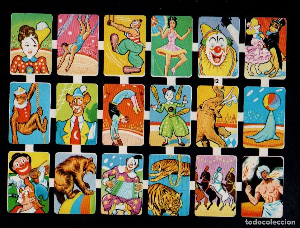 Coleccionismo cromos troquelados antiguos: CROMOS TROQUELADOS - LAMINA EDIVAS 212. CIRCO