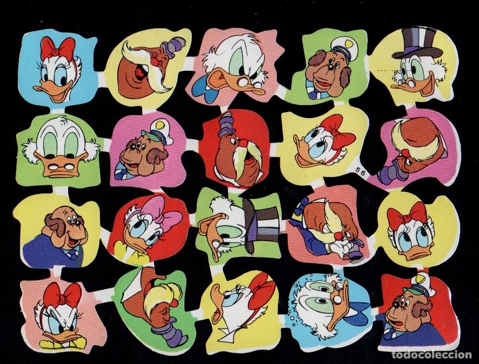 Coleccionismo cromos troquelados antiguos: CROMOS TROQUELADOS - LAMINA EDIVAS 56. WALT DISNEY.