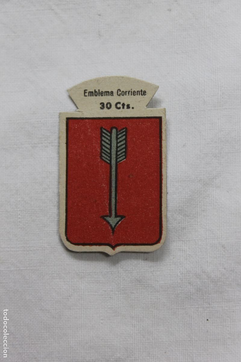 Collezionismo Figurine ritagliate antiche: EMBLEMA AUXILIO SOCIAL BURGUILLOS N&ordm; 201