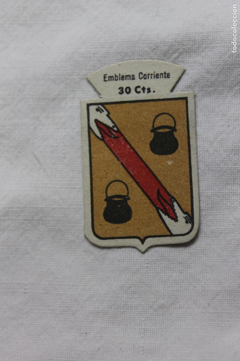 Coleccionismo cromos troquelados antiguos: EMBLEMA AUXILIO SOCIAL CIEZA N&ordm; 206