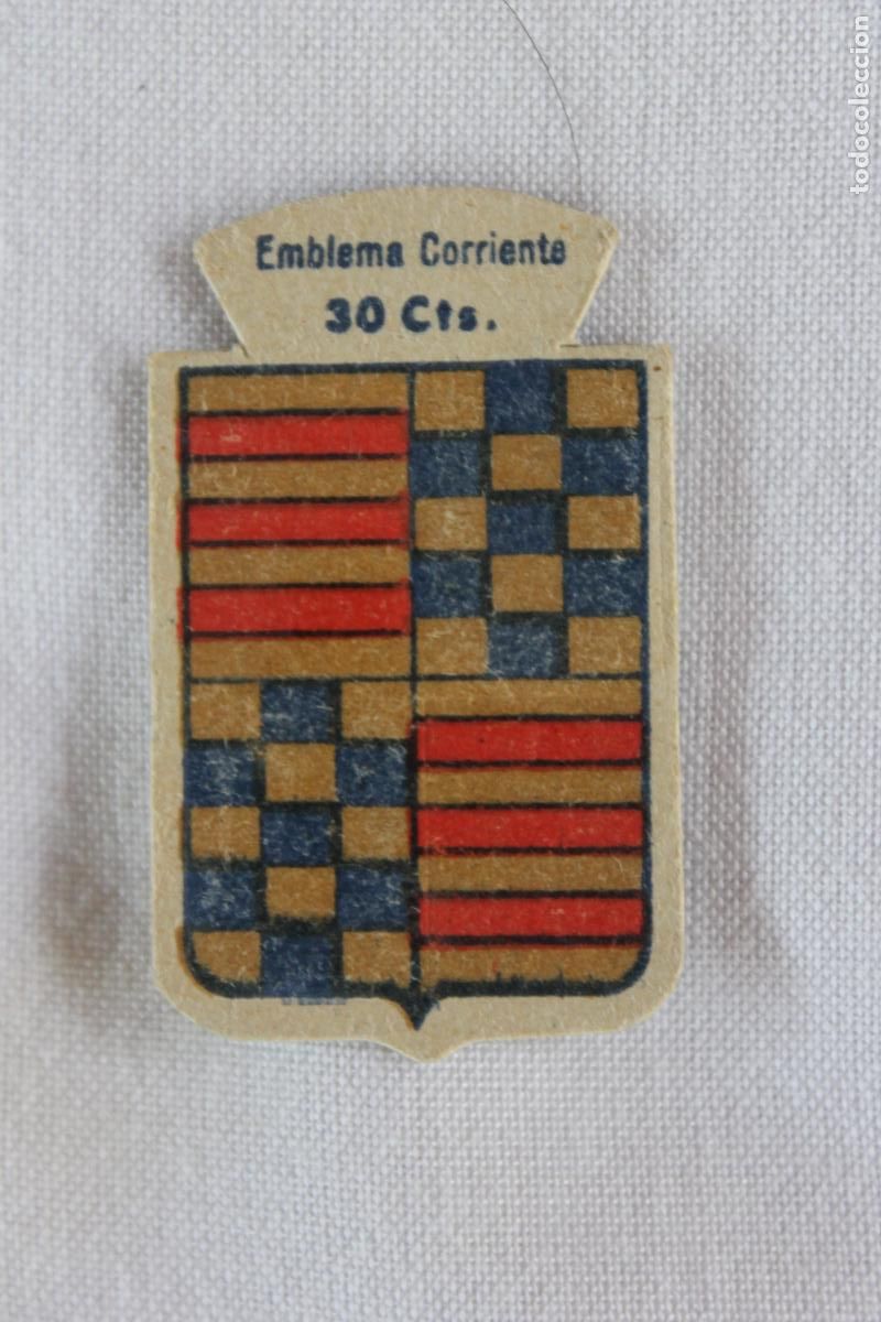 Collectionnisme Cartes &agrave; collectionner massicot&eacute;es anciennes: EMBLEMA AUXILIO SOCIAL MONTEMAYOR N&ordm; 105