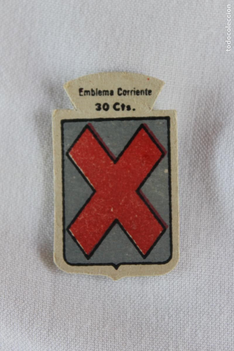 Collezionismo Figurine ritagliate antiche: EMBLEMA AUXILIO SOCIAL IGUALADA N&ordm; 101