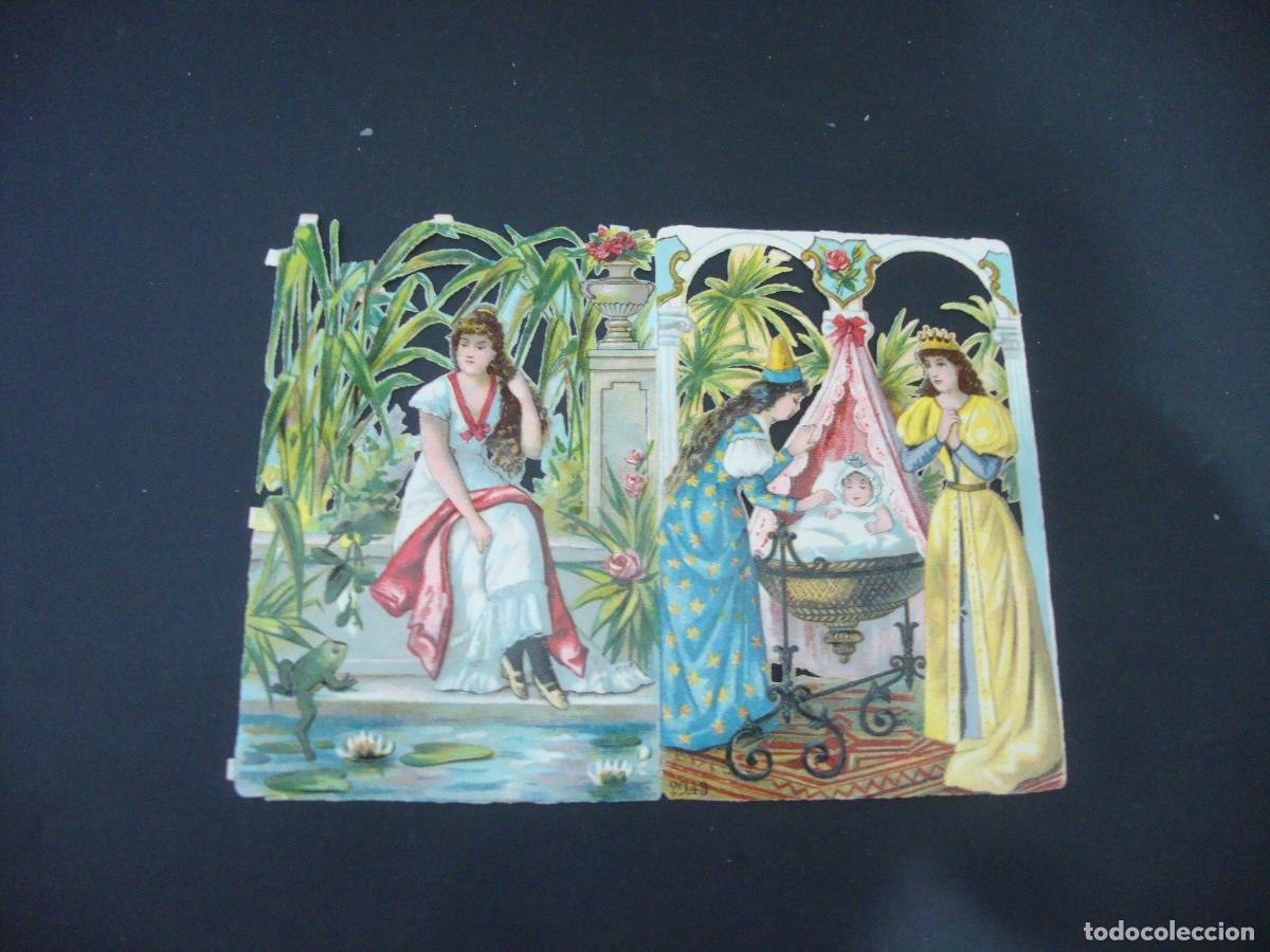 Coleccionismo cromos troquelados antiguos: CROMO TROQUELADO ALEMAN