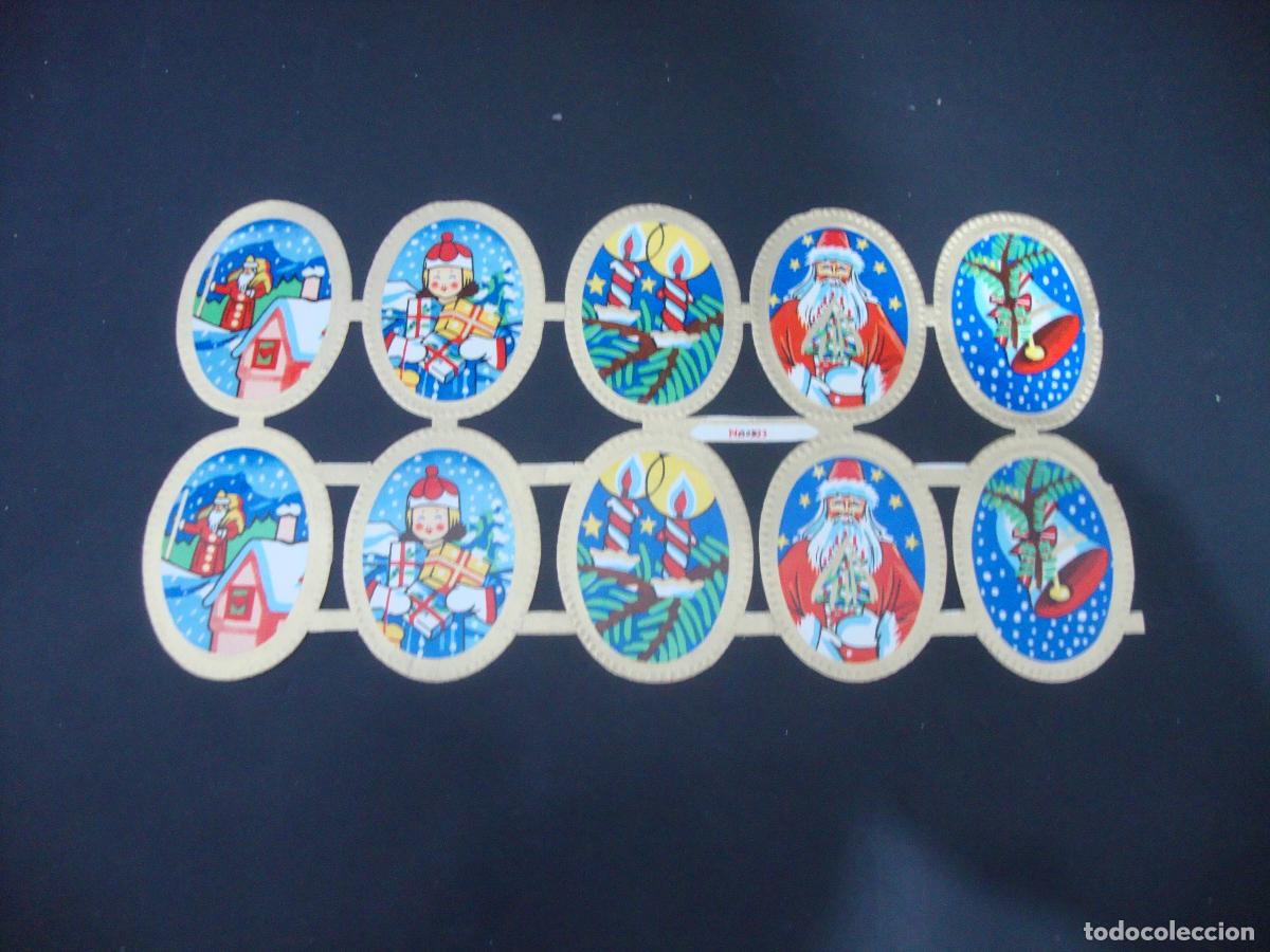 Coleccionismo cromos troquelados antiguos: HOJA CROMOS TROQUELADOS ALEMAN