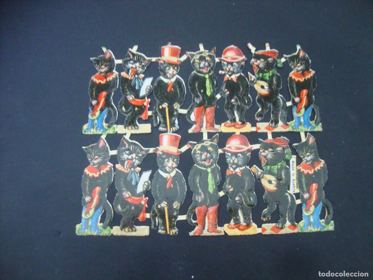 Coleccionismo cromos troquelados antiguos: HOJA CROMOS TROQUELADOS ALEMAN