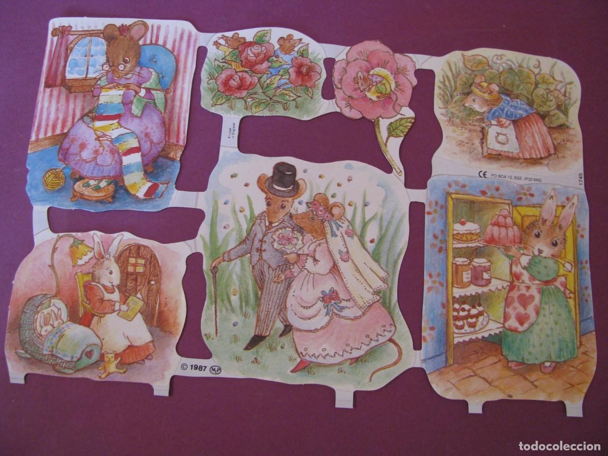 Coleccionismo cromos troquelados antiguos: LAMINA CROMOS TROQUELADOS MLP 1745.
