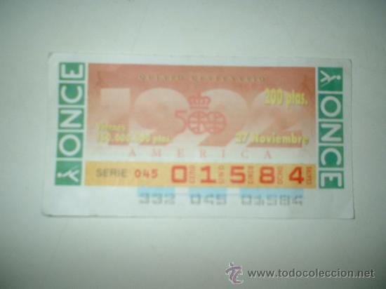 Cupones ONCE: quinto centenario - Foto 1