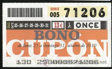 Bono Cup&oacute;n 2010 ( 25-31 Octubre )