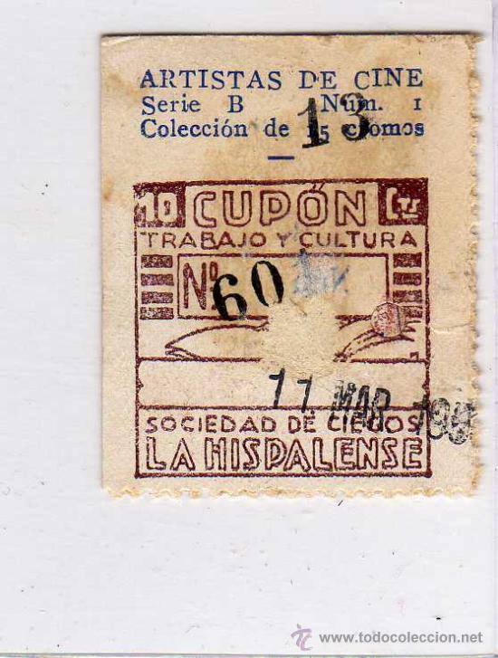 Cupones ONCE: cupon de la sociedad de ciegos la hispalense,11 de marzo 1935 - Foto 1