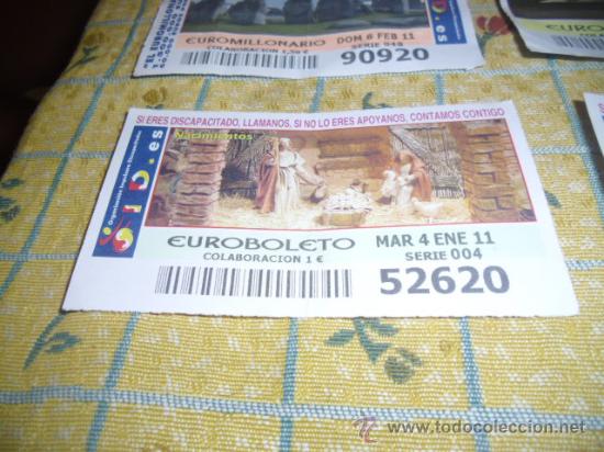 Cupones ONCE: CUPON DE LA OID A&Ntilde;O 2011 ENERO DIA 4 NACIMIENTOS - Foto 1
