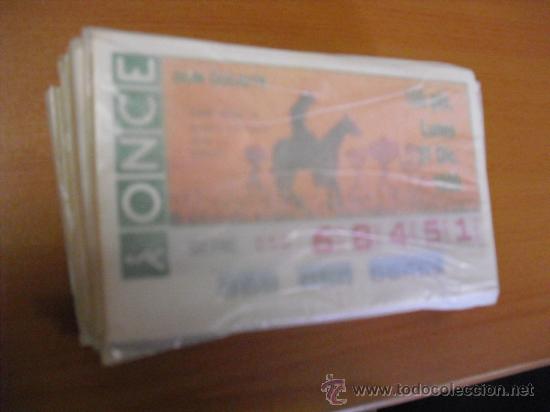 Cupones ONCE: cupon once a&ntilde;o 1990 completo - Foto 1