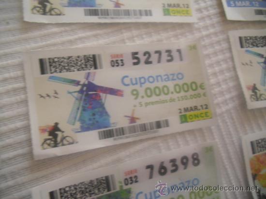 Cupones ONCE: CUPON DE LA ONCE A&Ntilde;O 2012 MES MARZO DIA 2 CUPONAZO - Foto 1