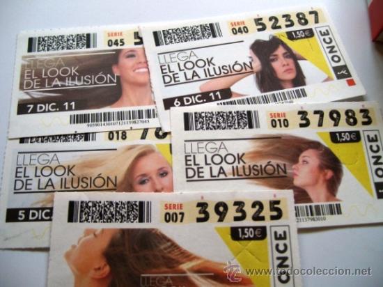 Cupones ONCE: LLEGA EL LOOK DE LA ILUSION (DIC. 2011) (5 CUPONES) - Foto 1