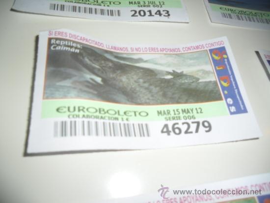 Cupones ONCE: CUPON OID 2012 MAYO 15 CAIMAN - Foto 1