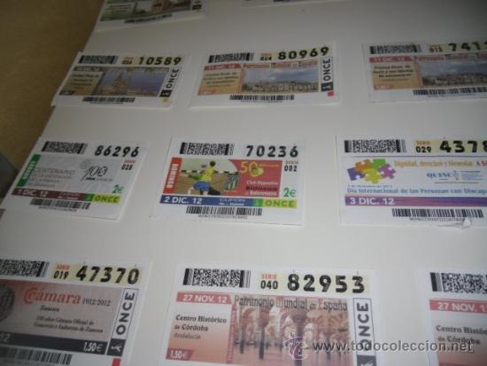 ONCE Coupons: CUPON ONCE 2012  OCTUBRE DIA 1 CENTENARIO PRENSA GRANADA EL DE FOTO