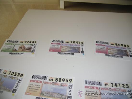 ONCE Coupons: CUPON ONCE 2012  DICIEMBRE DIA 11 CIUDAD VIEJA DE AVILA CUALQUIER DUDA PREGUNTAR