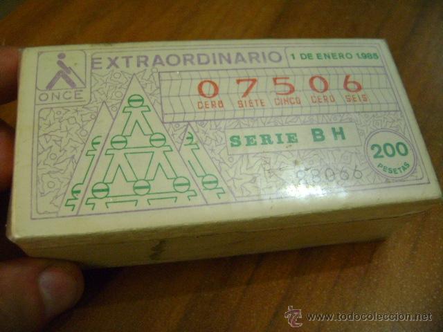 Cupones ONCE: Lote cupones ONCE a&ntilde;o 1985 completo - Foto 1