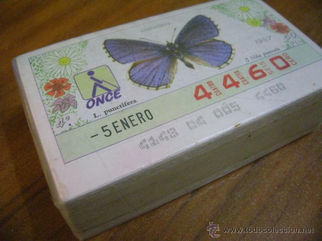 Cupones ONCE: Lote cupones ONCE a&ntilde;o 1987 completo - Foto 2