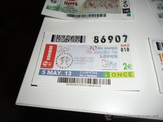 Bilhetes ONCE: CUPON ONCE DIA MUNDIAL DEL LUPUS