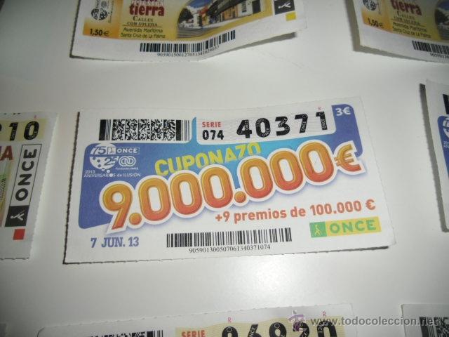 Cupones ONCE: CUPON ONCE CUPONAZO 7 JUNIO - Foto 1
