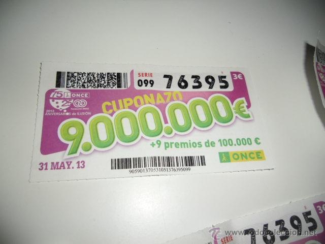 Cupones ONCE: CUPON ONCE CUPONAZO 9.0000000 - Foto 1