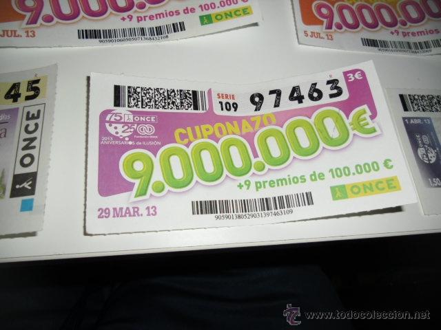 Cupones ONCE: CUPON DE LA ONCE CUPONAZO 29 MARZO - Foto 1