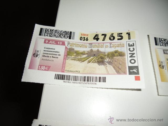 ONCE Coupons: CUPON DE LA ONCE CONJUNTOS MONUMENTALES RENACENTISTAS DE UBEDA Y BAEZA