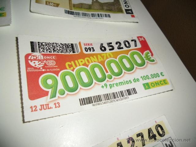 ONCE Coupons: CUPON DE LA ONCE 12 JULIO 13 CUPONAZO