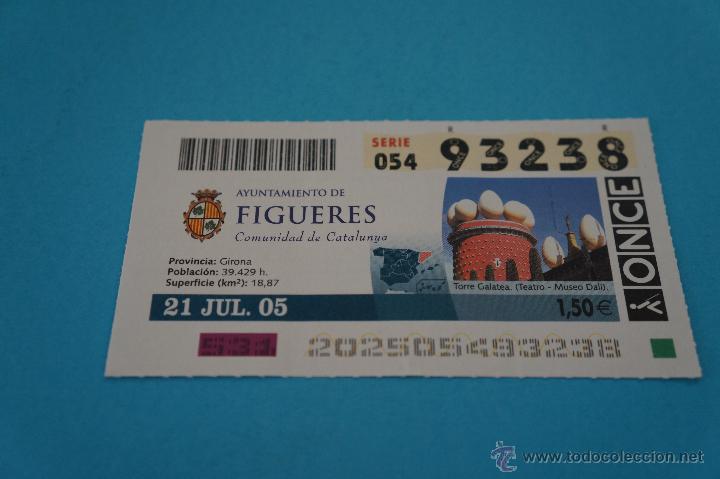 Billets ONCE: CUP&Oacute;N DE LA ONCE:CIUDAD,FIGUERES,(GIRONA)