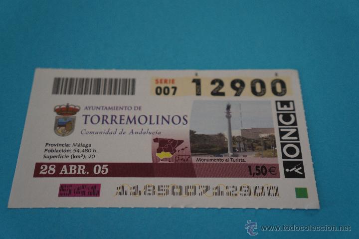 ONCE Coupons: CUP&Oacute;N DE LA ONCE:CIUDAD,TORREMOLINOS,(M&Aacute;LAGA)