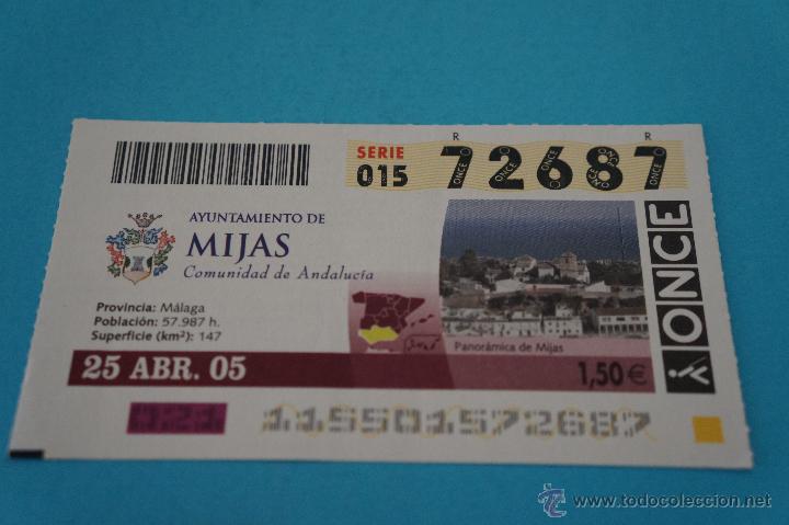 Billets ONCE: CUP&Oacute;N DE LA ONCE:CIUDAD,MIJAS,(M&Aacute;LAGA)