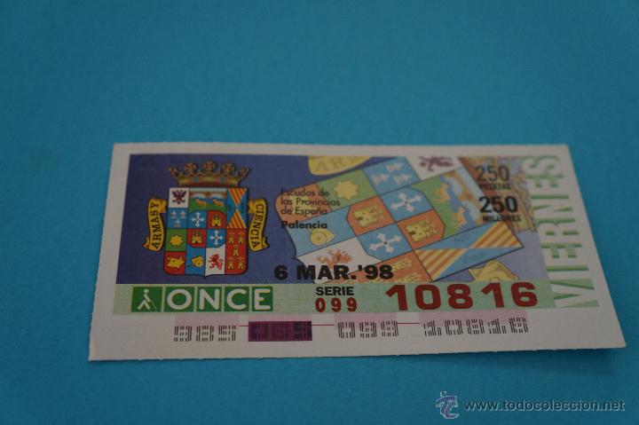 Billets ONCE: CUP&Oacute;N DE LA ONCE:ESCUDOS,PALENCIA