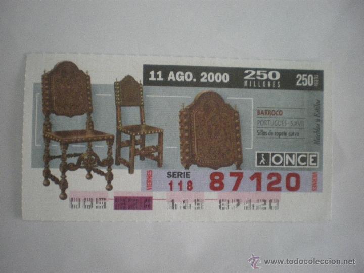 Cupones ONCE: Sill&oacute;n de copete curvo - Barroco. Portugu&eacute;s. Siglo XVII - Muebles y Estilos - Cup&oacute;n ONCE -11/08/2000