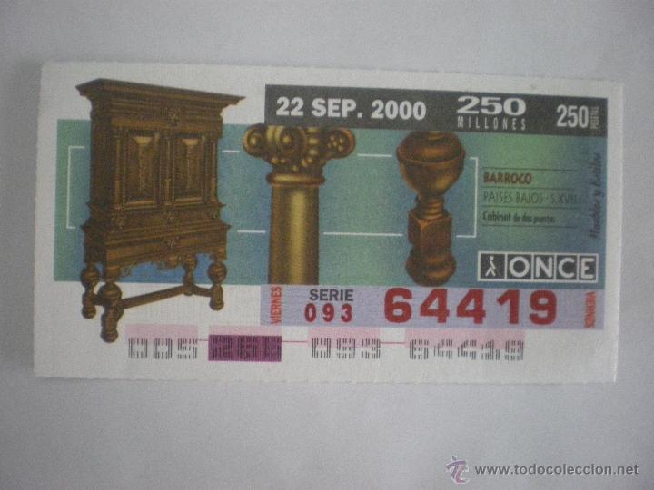 Cupones ONCE: Cabinet de dos puertas - Barroco. Pa&iacute;ses Bajios. Siglo XVII -Muebles y Estilos-Cup&iacute;n ONCE-22/09/2000
