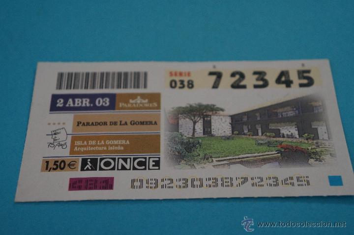 Billets ONCE: CUP&Oacute;N DE LA ONCE:PARADORES,PARADOR DE LA GOMERA
