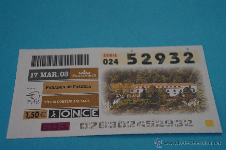 Coupon ONCE: CUP&Oacute;N DE LA ONCE:PARADORES,PARADOR DE CAZORLA