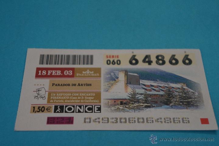 Coupon ONCE: CUP&Oacute;N DE LA ONCE:PARADORES,PARADOR DE ARTIES