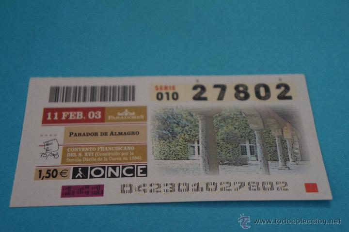 Coupon ONCE: CUP&Oacute;N DE LA ONCE:PARADORES,PARADOR DE ALMAGRO